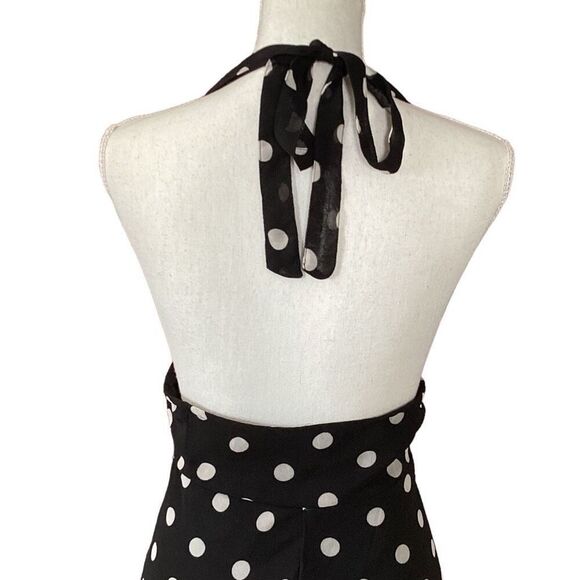 DCC Missy Halter 1950s Retro Classic Pinup Girl Rockabilly Style Polka Dot Swing - Picture 8 of 11